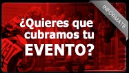 ¿quieres que cubramos tu evento?